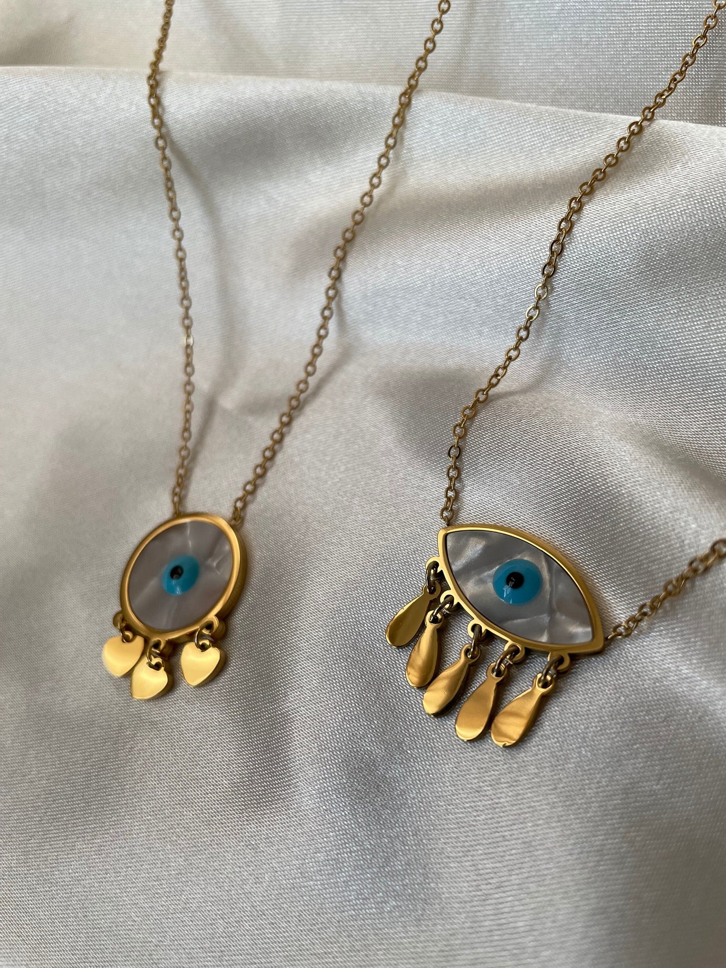 Gold Evil Eye Necklace, Protection Necklace, Lucky Charm, Evil Eye Charm, Nazar Boncuk,Turkish Evil Eye,Greek Evil Eye Pendant, Gift for her