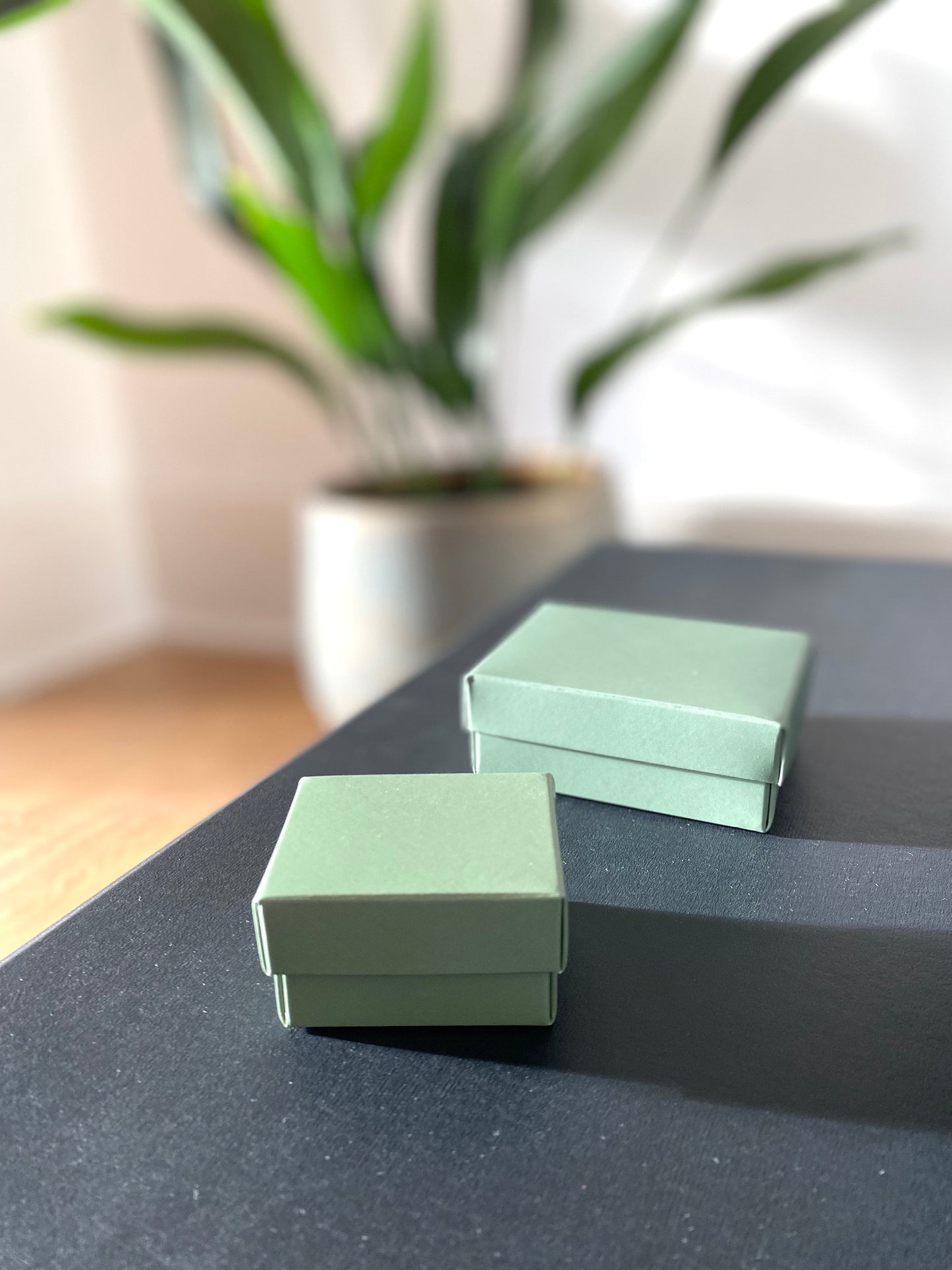 Gift Boxes for Jewellery, Jewellery Box with Lid, Wedding Gift Box, Jewelry Storage, Bridesmaid Gift Box, Necklace Earrings Box, Green Box