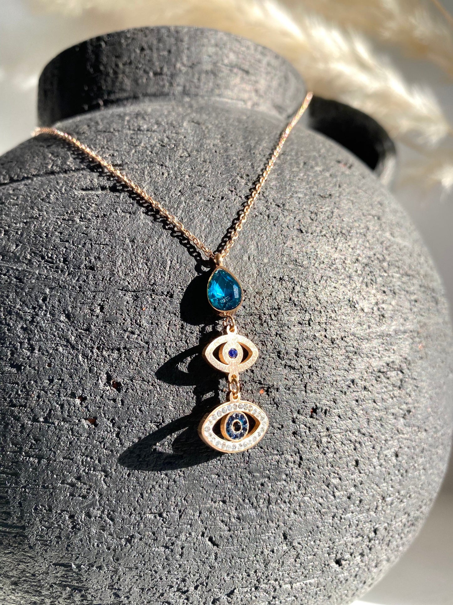 Evil Eye Necklace, Protection Necklace, Eye Necklace,Lucky Charm, Nazar Boncuk,Turkish Evil Eye, Evil Eye Pendant, Gift for her
